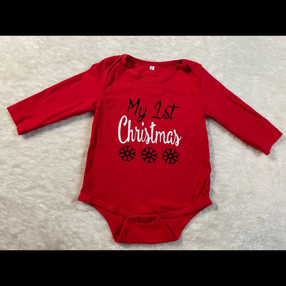 Infant Unisex 9-12m “ My First Christmas “